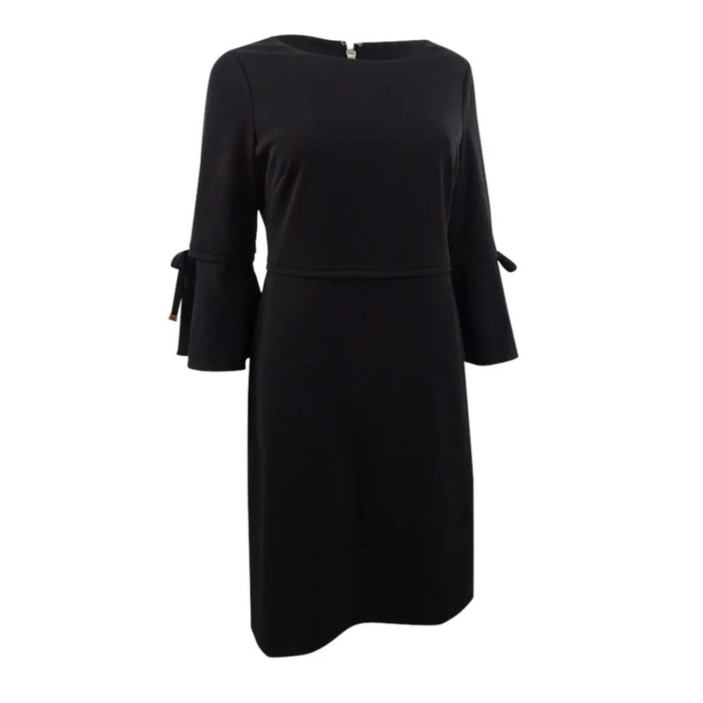 Tommy Hilfiger Black Bell Sleeve Dress